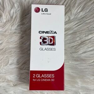Genuine LG Cinema 3D Glasses AG-F310-  Two Pairs New!
